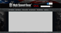 Desktop Screenshot of highspeedgear.com